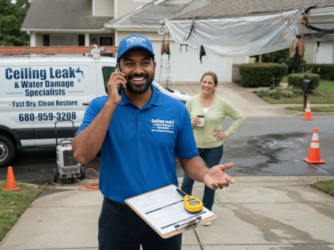 Ceiling Leak Cleanup Beallsville, PA FAQs